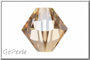 Swarovski Bicone 5328, 3mm, 001 GSHA - crystal golden shadow, 25 Stk.